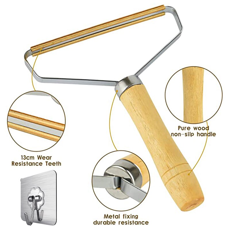 Portable Lint Remover Manual Lint Roller Clothes Brush Tools Clothes Fuzz Fabric Shaver for Woolen Coat Sweater Pet Hair Remover