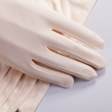 Gants en soie tricotée pour femmes, pure soie de mûrier