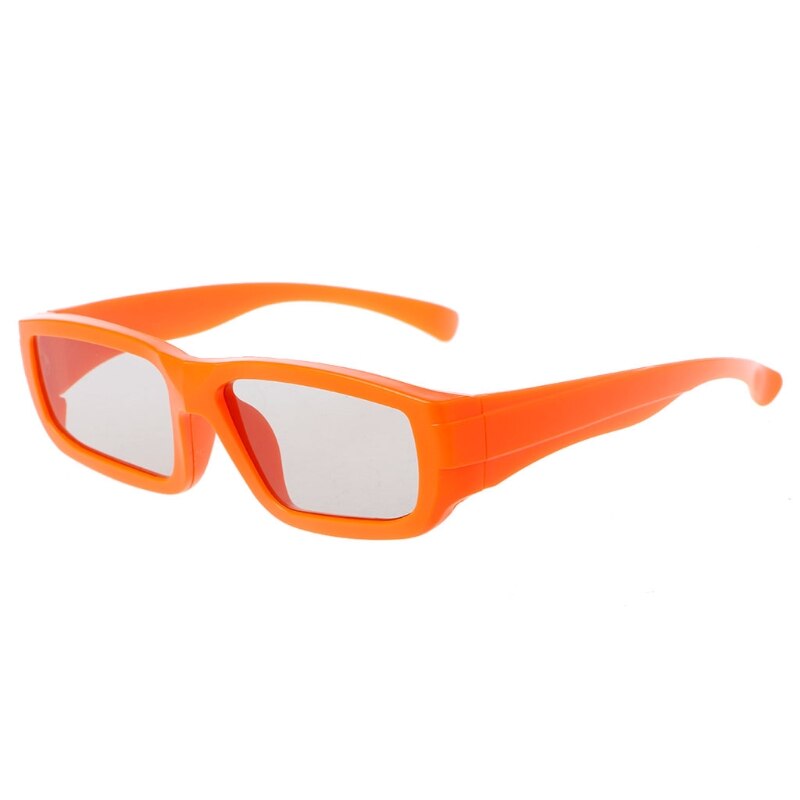 Gafas 3D de tamaño para niños, lentes circulares polarizadas, pasivas, para películas de cine y TV en 3D Real