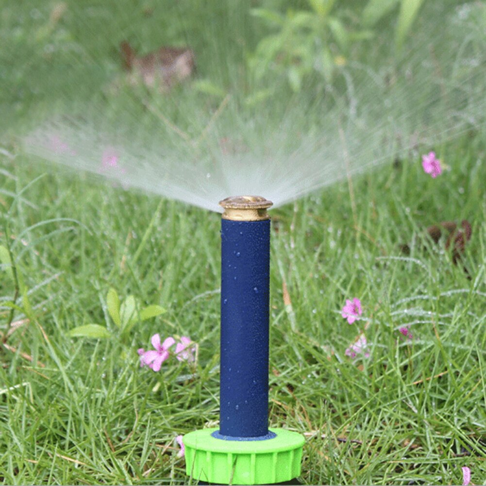 Garden Yard Lawn Plant Irrigation Sprinkler Head Watering Misting Spray Nozzle 3 Different Angle Automatic Retractable