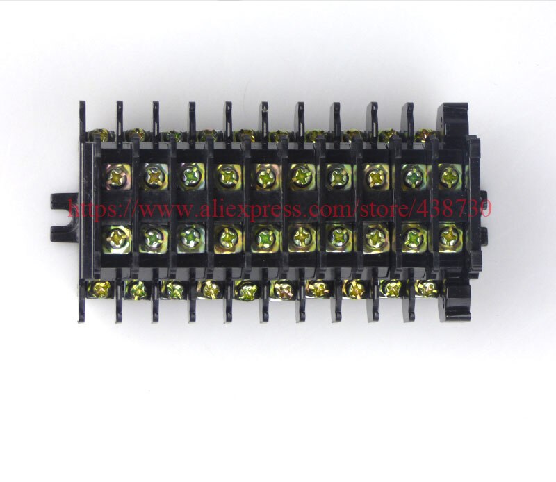 1pcs TBD-10A Rail terminal blocks/ Double Terminal Block / Terminal Block TBD-10