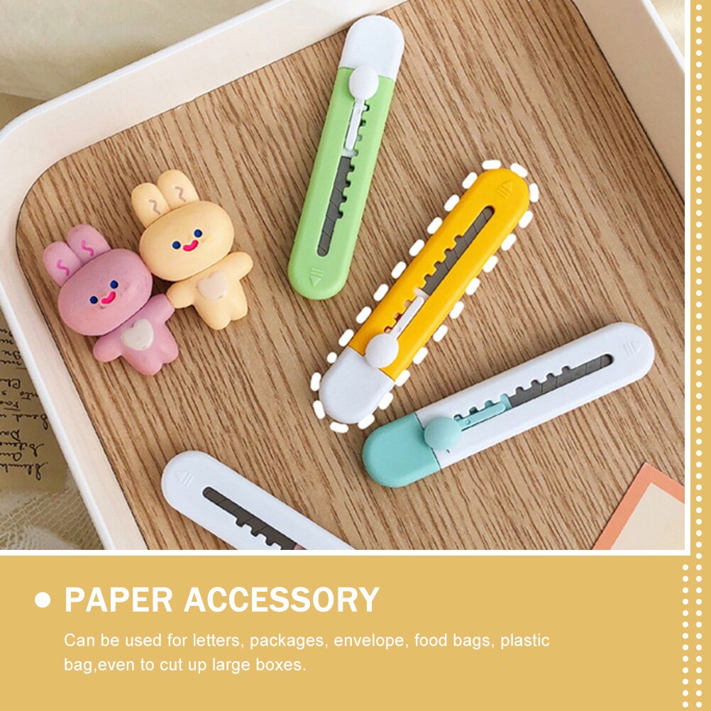 5Pcs Portable Mini Cutters Multi-function Paper Cutters Convenient Craft Cutters Paper Supply