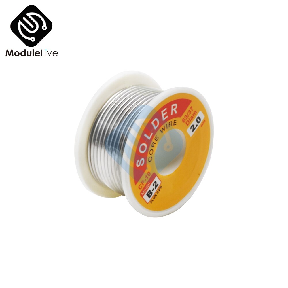 2.0MM rosin core solder wire 100g Rosin Core Welding Wires Tin Lead Solder Iron Wire Reel Soldering Tool Supplies DIY Kit