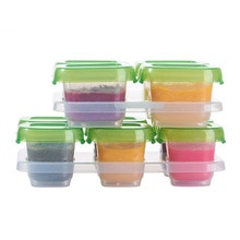 Reusable Leak-Proof Baby Formula Food Feeding Storage Container Freezer Cubes Cups Jars Box Case with Trays for Infants Toddler