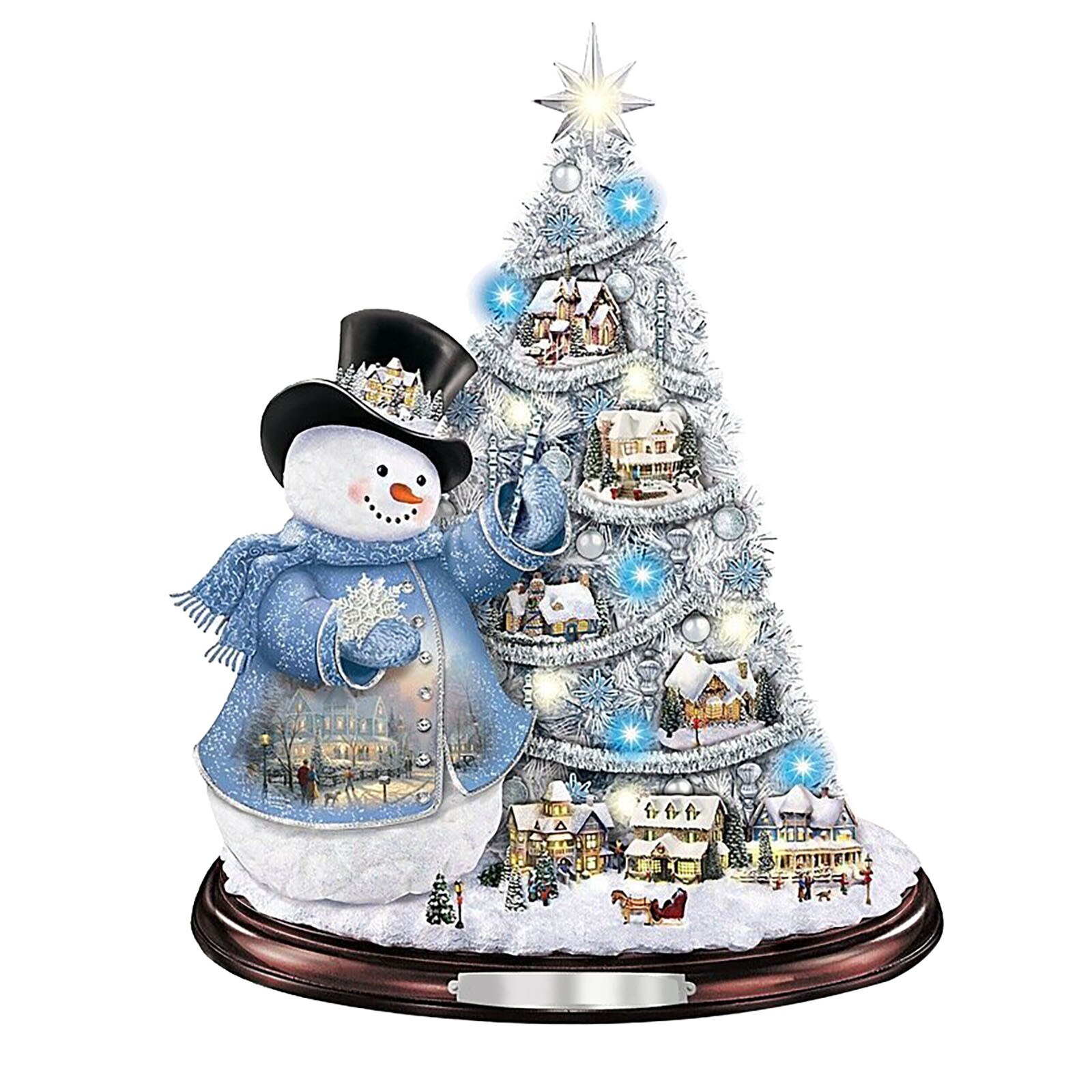 Christmas Tree Rotating Sculpture Train Decorations Paste Window Paste Stickers Christmas Decorations for Home Adesivos de pared: L