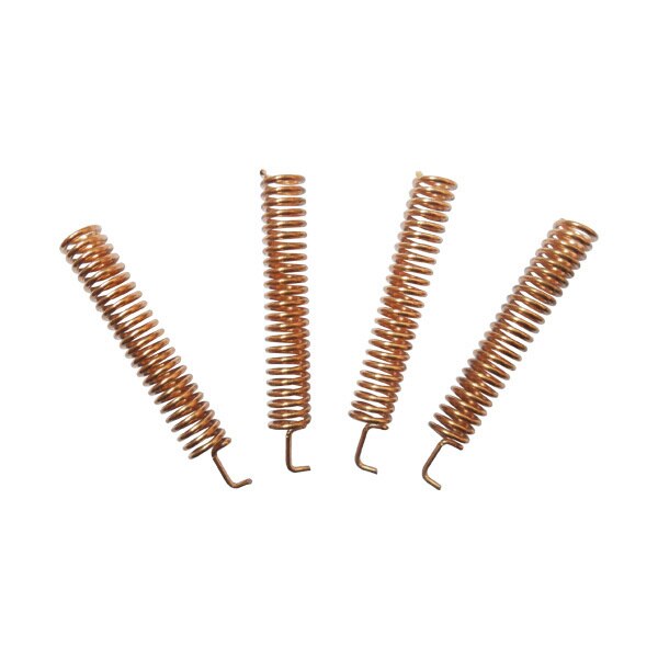 Antena helicoidal de alto rendimiento, accesorio con resorte de cobre dorado, 32mm, 100 MHz, 50ohm, 2.15dbi, 433 unids/lote SW433-TH32