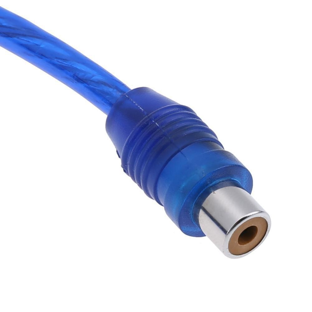 2 RCA Female To 1 RCA Male Splitter Cable for Car Audio System Subwoofer Portable Speaker Automobile Accessories