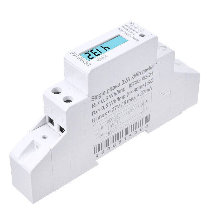 220v AC Digital LCD Energy Meter Wattmeter Wattage Electricity Kwh Power Meter Measuring Outlet Power Analyzer