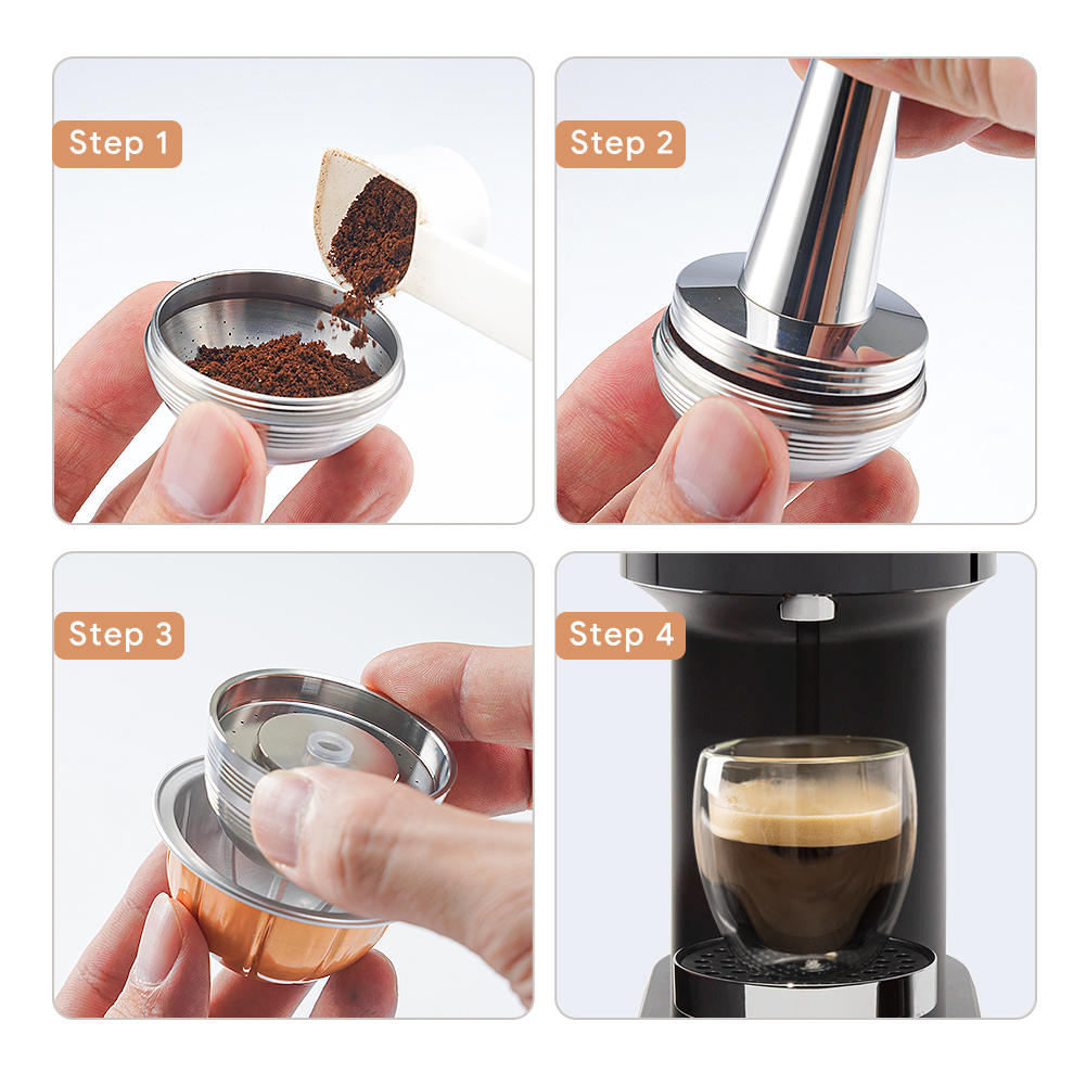 Capsule Adapter For Vertuo Pop & Next Machine Original Coffee Capsule Pods Convert to Vertuoline Capsules Espresso Maker