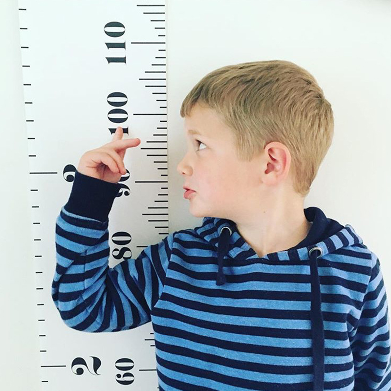 Barns hängande barn tillväxt diagram väggdekal regel tillväxt bord väggdekal höjd mätning linjal för barn pojkar höjd