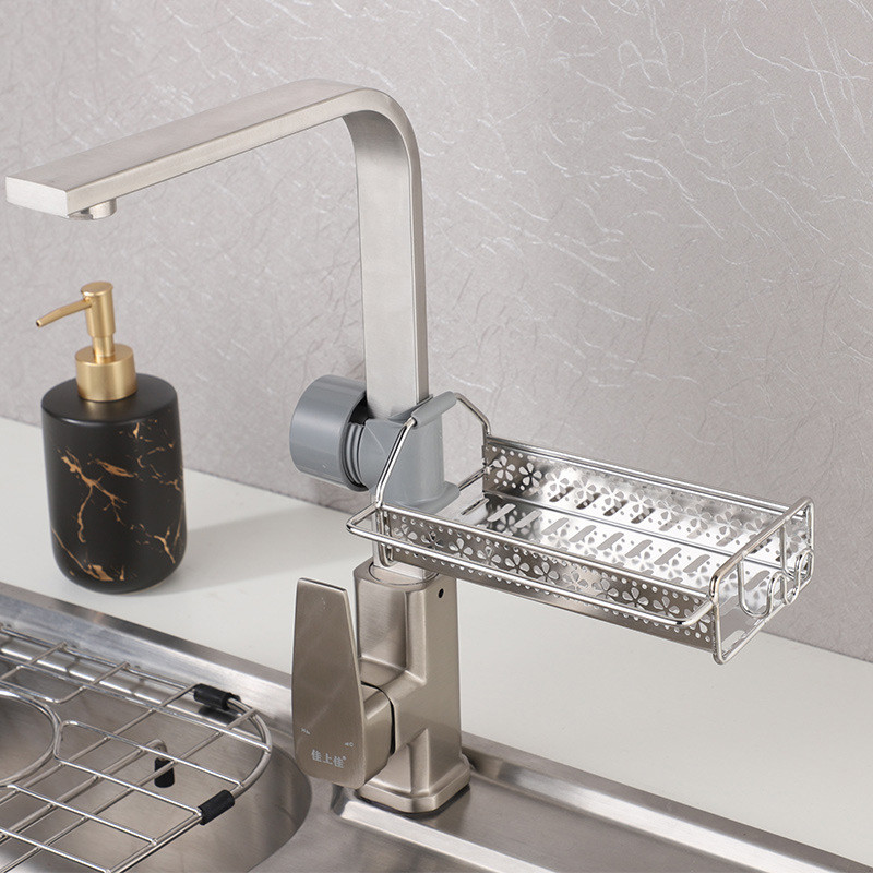 Bathroom Shelves Storage Rack Stainless Steel Sink... – Vicedeal