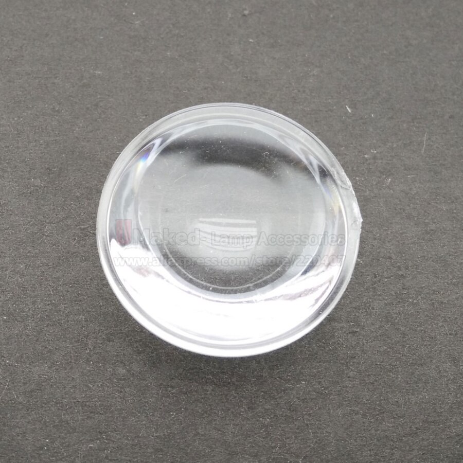 23mm led-linse halvcirkel plano-konvekse led-linser optisk linsekvalitet pmma glat ansigt til linsereflektor