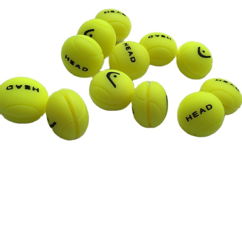 (5 teile/los) Silikon Neon Bälle Tennis vibration dämpfer, Tennis schläger Dämpfer, tennis schläger stoßdämpfer