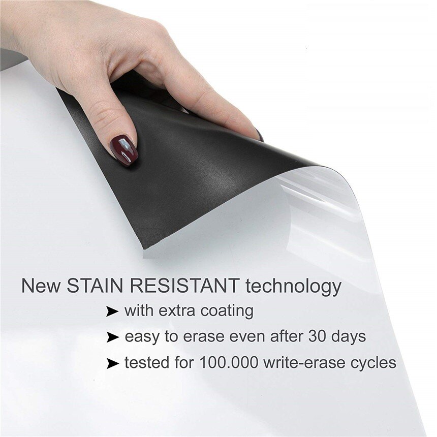 Magnetisch whiteboard  a4 zacht magnetisch bord droog uitwisbaar teken- en opnamebord voor koelkast koelkast met gratis