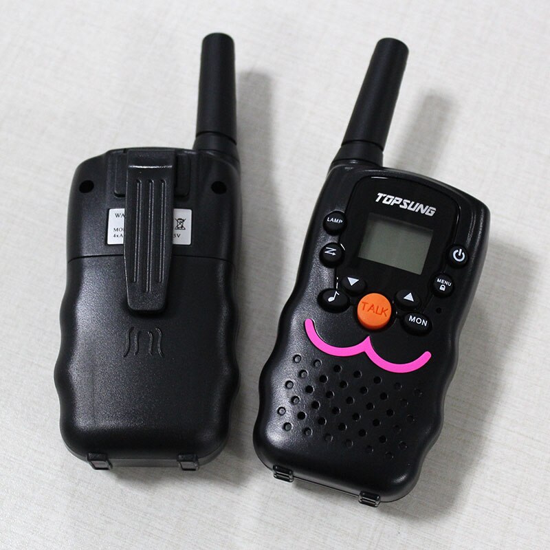 Lang rækkevidde pmr 446 talkie walkie mobil radio transceiver hf  vt8 1 watt interphone woki toki cb uhf m/ lommelygte dobbelt standby: A 2pc 8ch