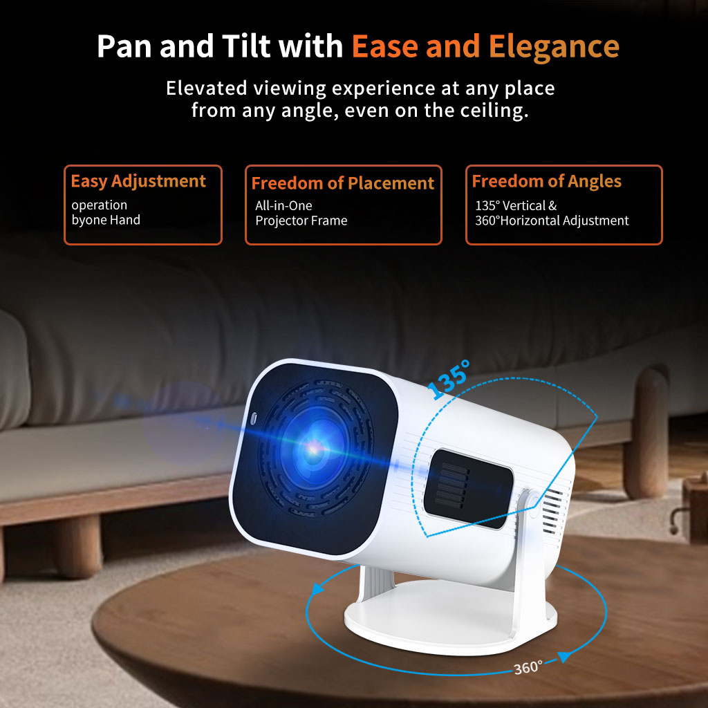 350 ANSI 4k Projector Android 11 HD 1080P Support Protable Projector LED Mini Projectors Auto Focus WiFi6 BT5.2