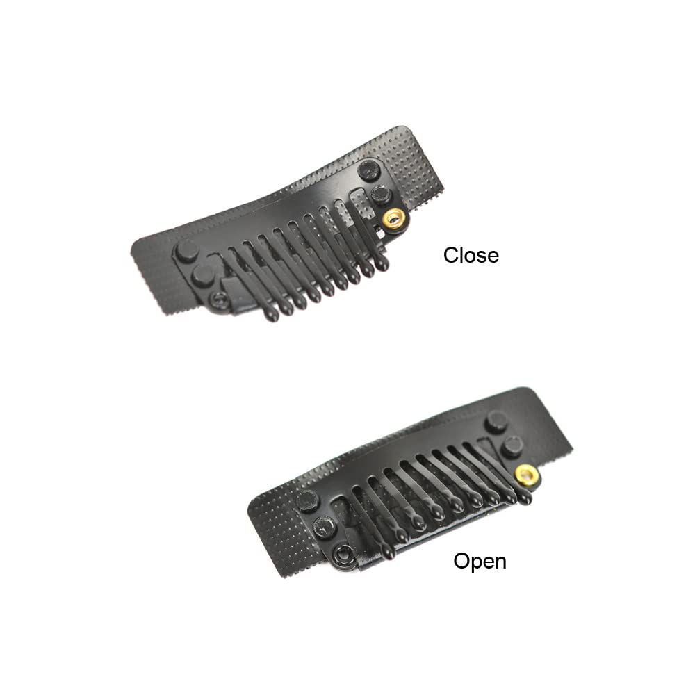6 stks Magic Tape Clips voor Pruiken 9-tanden Clips voor Haarverbinding Hair Extensions Pruik Clips
