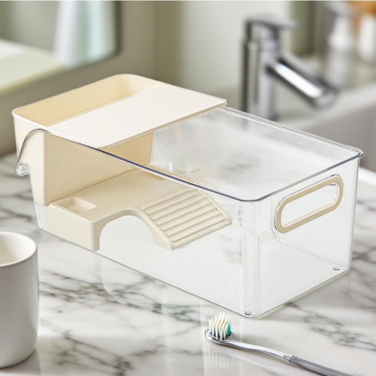 Schildpad Aquarium Multifunctioneel Aquarium Transparant Terrarium voor Rivierkreeft Heremietkreeften Kikker Reptiel Schildpad Habitat Zonnebaden