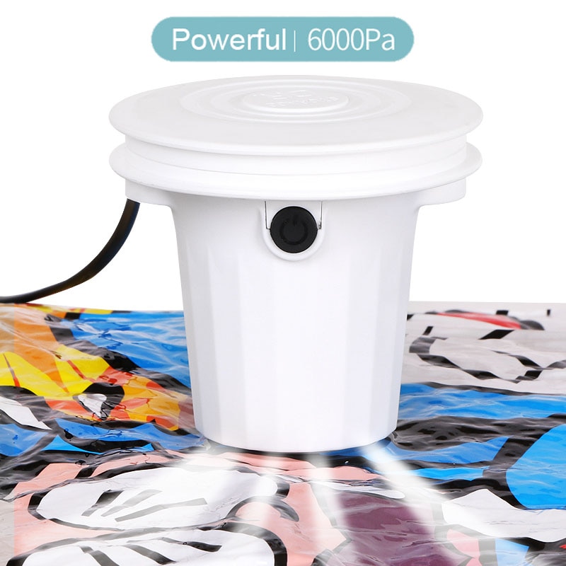 6000Pa Household Vacuum Storage Bag Air Pump Electric Automatic Vacuum Machine Packer for Home Travelling Luggage Space Saver