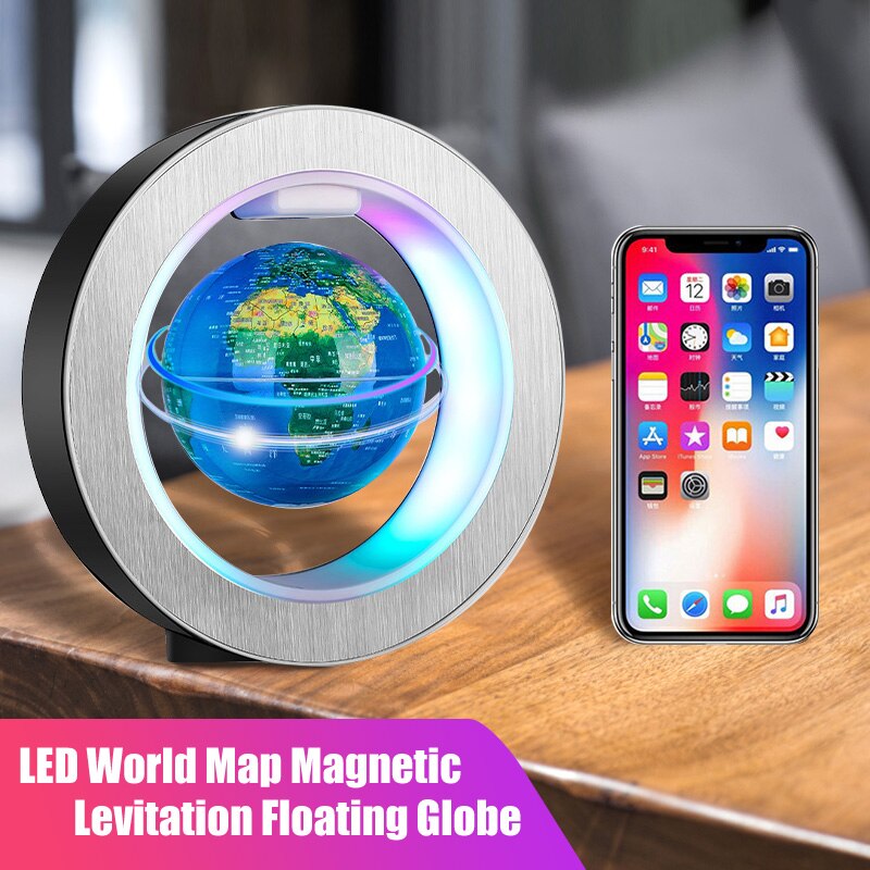 Led Möbel Globe Magnetische Schwebender Globus Licht Welt Karte Rotierenden Nacht Lampe Kinder Neuheit Ball Licht Lampe
