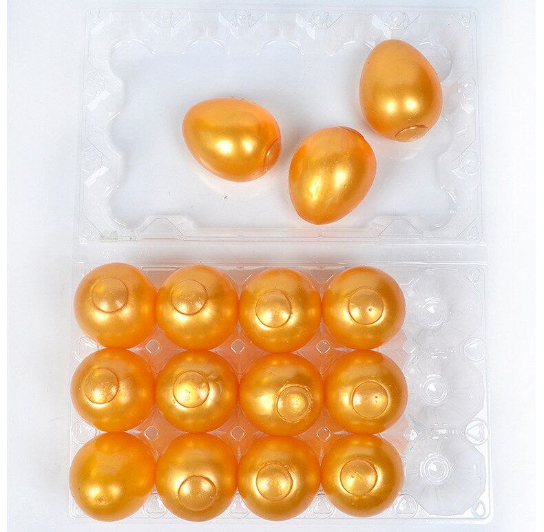 Squishy Stressabbau Glod Ei Langsam steigend Dekompression freundlicher Erwachsene Spielzeug freundlicher Weihnachten Dekoration Spielzeug Dekor Abreact Weichen