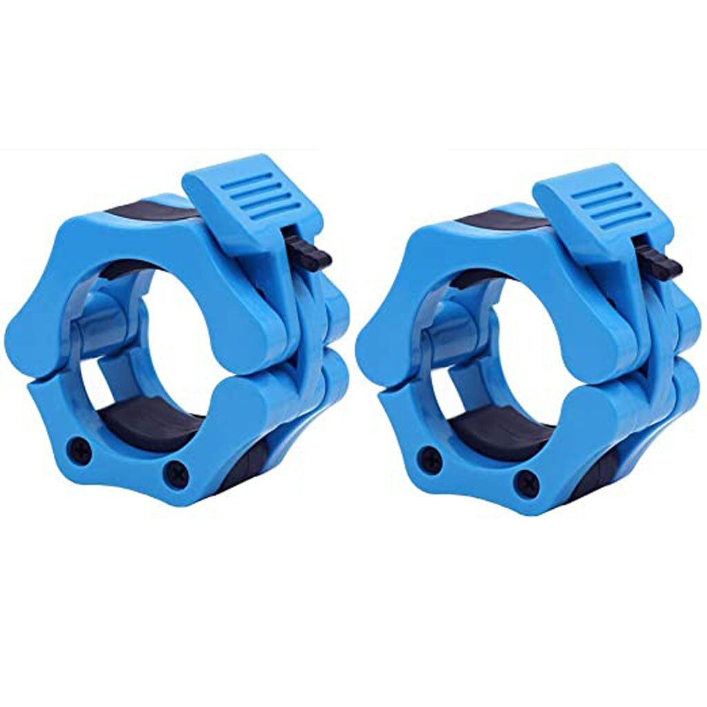 Barbell Weight Lifting Bar Bumper Plates Lock 2 Inch Barbell Collars - Quick Release Olympic Barbell Clamp Weightlifting #j1p: F