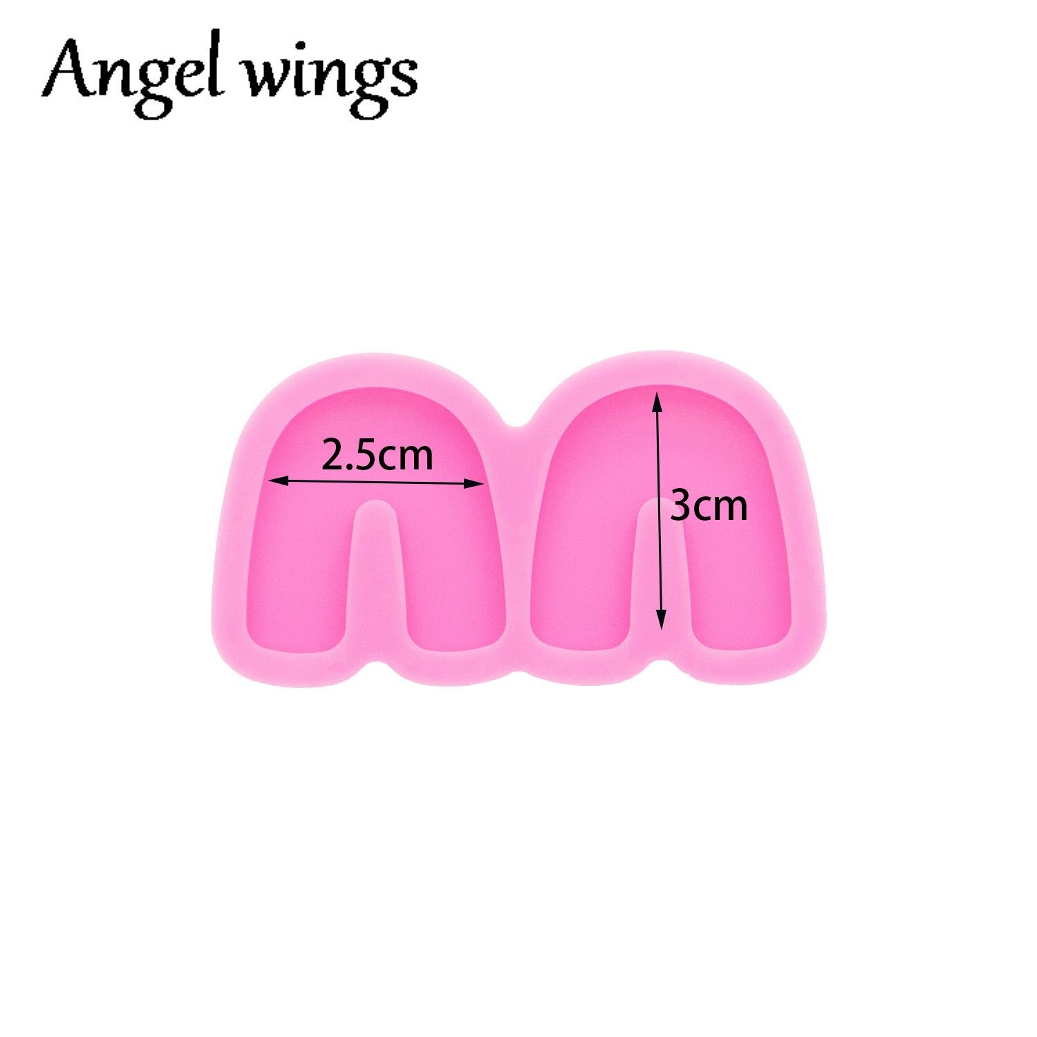 DY1075 Glossy Hoefijzer/Hart/Kunai Mes Oorbellen Siliconen Mallen, maken Ambachten Met Epoxy Diy Handgemaakte Charms Resin Art Mold: Licht Geel