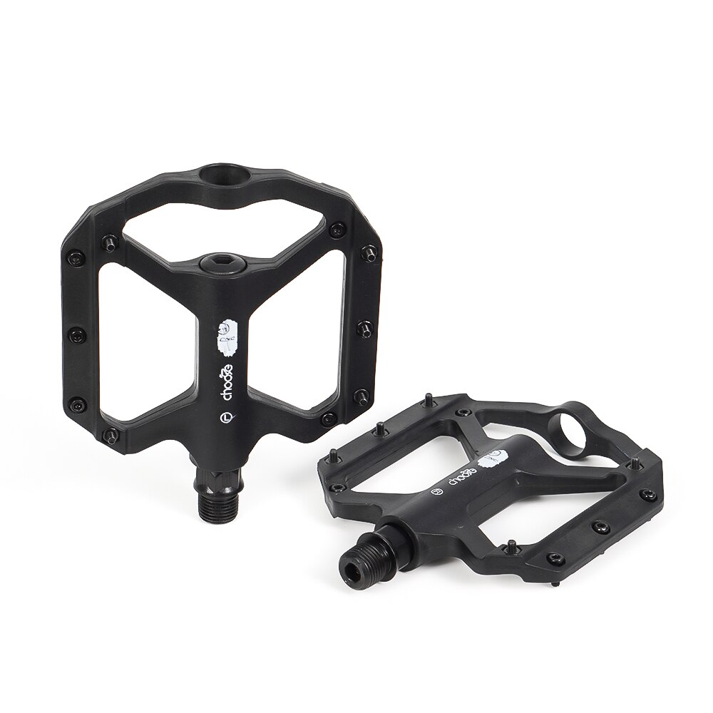 Chooee Fiets Pedalen 9/16 &quot;Bmx Mountainbike Voetpedaal Nylon Voor Mtb Racefiets Pedalen Antislip: Nylon Black