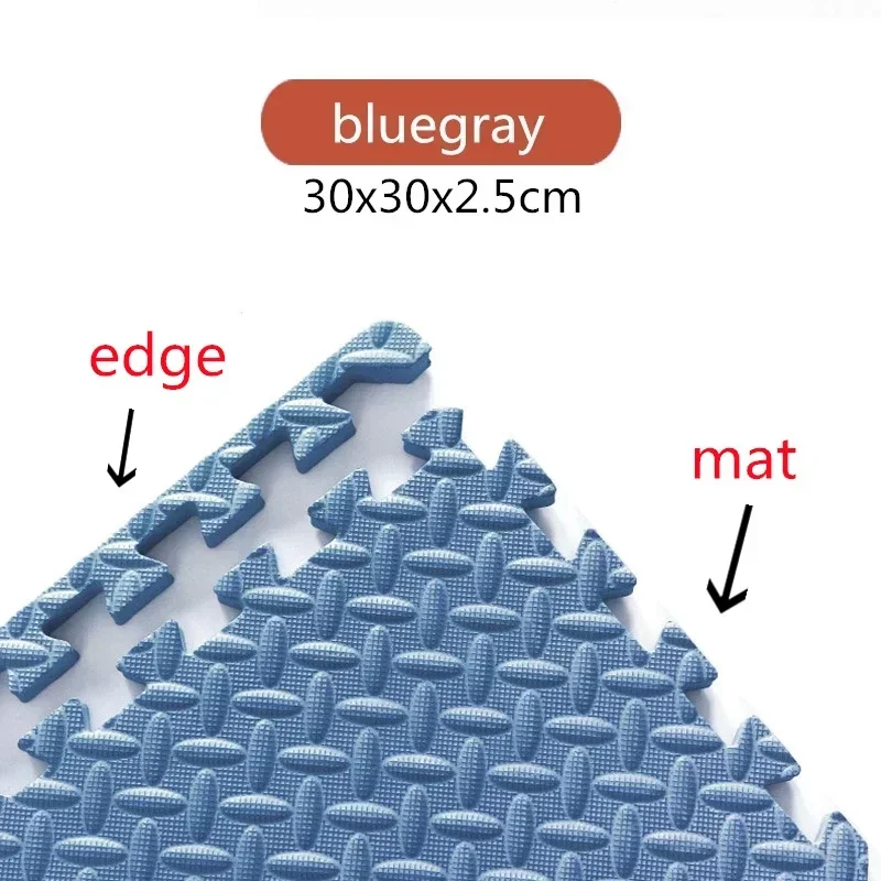 2.5Cm Dikke Baby Puzzel Matten Speelkleed Kids Grijpende Tegels Speelgoed Tapijt Zachte Klimmen Pad Eva Woonkamer Tatami spelen Matten: Rood