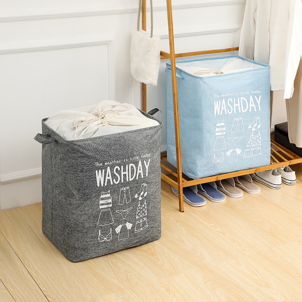 Cesta plegable para la ropa sucia, organizador para la ropa sucia, soporte para juguetes, bolsa de almacenamiento, barril de almacenamiento para artículos diversos de tamaño grande para el hogar