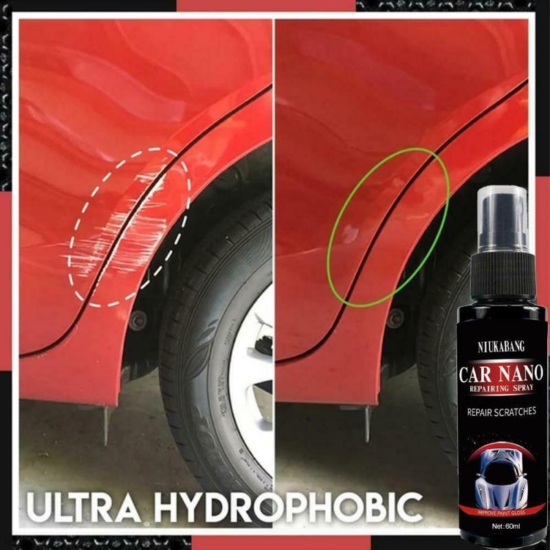 30ml Car Accessories Car Scratch Repair Nano Spray Crystal Coating Repair Refurbishment Fluid White Headlight Repair