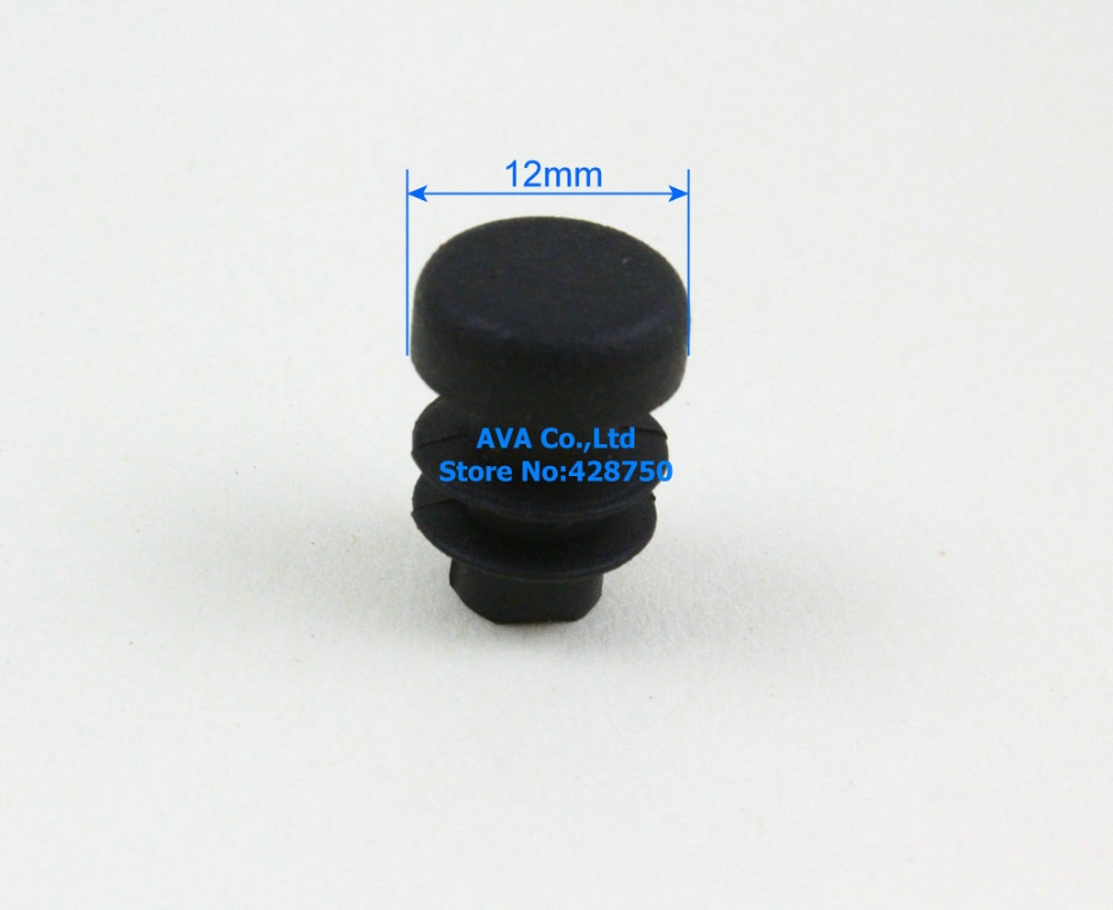 20 Pieces 12mm Round Plastic Insert Cap Tube End Cap