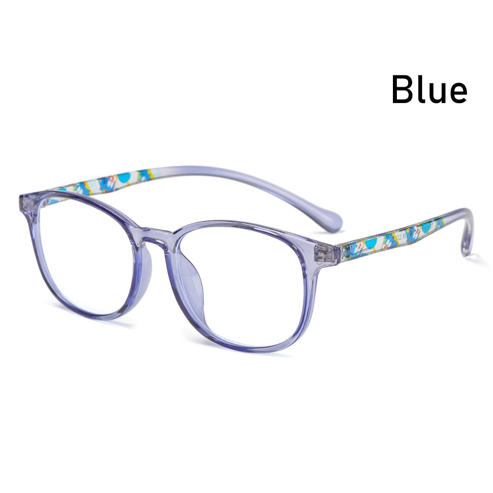 Children Glasses Ultralight TR90 Kids Anti Blue Light Glasses Boys Girls Computer Goggles Blue Ray Blocking Eyewear: blue