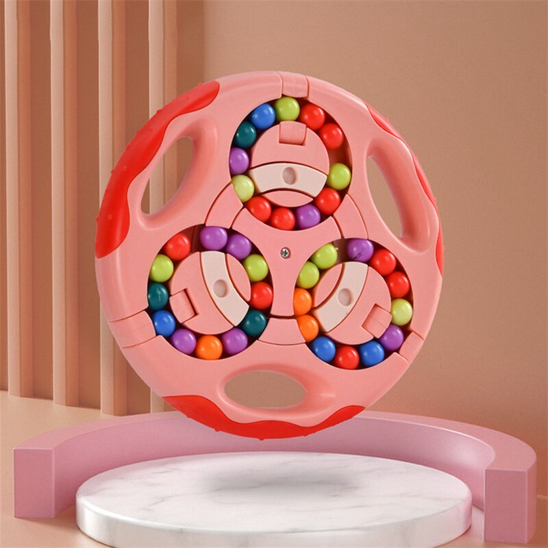 Zappeln Spielzeug Stress Relief Rotierenden Bunte Bean Wenig Würfel für Kinder Finger Spinning Früh Pädagogisches Spielzeug Für Erwachsene Baby kid: 18