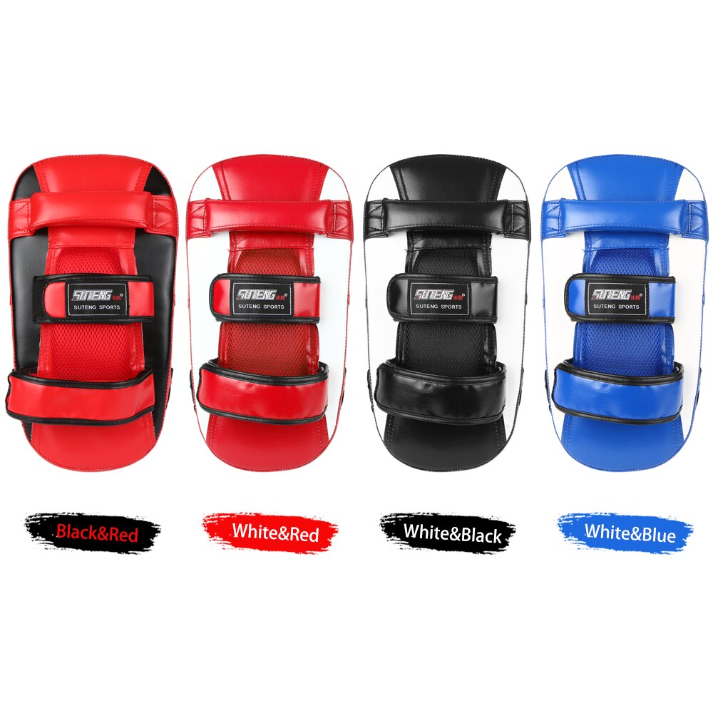 Boxing Glove Kick Boxing Muay Thai Punching Pad Curved Strike Shield Boxing Training Mitt Punching Pad Outdoor Mitten Boxing