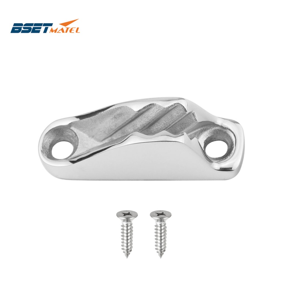 Durable 316 Stainless Steel Boat Clam Cleat Rope Cleat Jam Cleat line cleat Boat Parts Hardware Sailing Kayak marine Accessories
