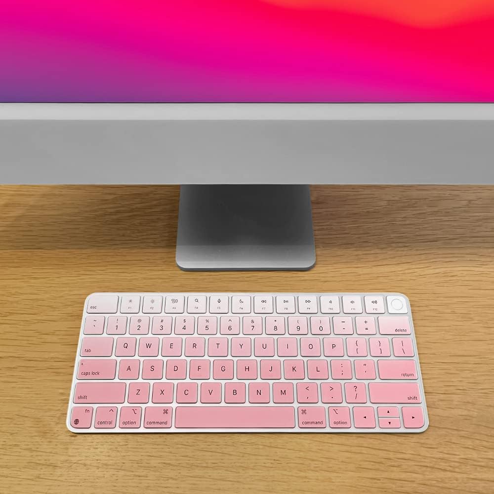 For Apple iMAC Keyboard Cover release) A2450 A2449 Magic Keyboard Stickers Protector Silicone Bluetooth keyboard case US