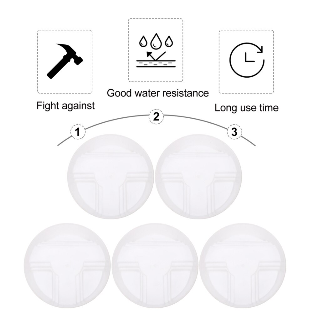 5pcs Flowerpot Pallet Water Drip Tray Indoor Flowerpot Desk Board Fixing Tray