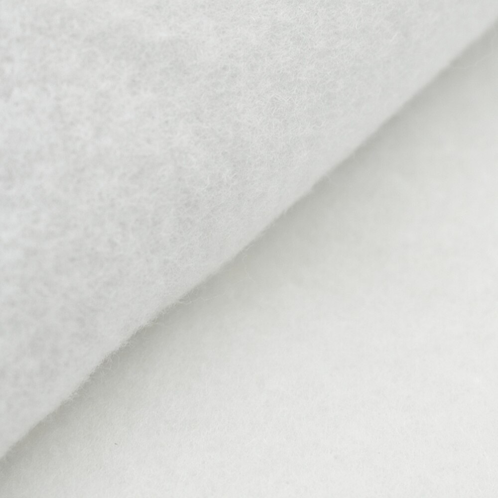 1m hvid farve bomuld polyester quiltning foring nonwoven stof til kvinder tøj taske sko diy syning på foringsklud