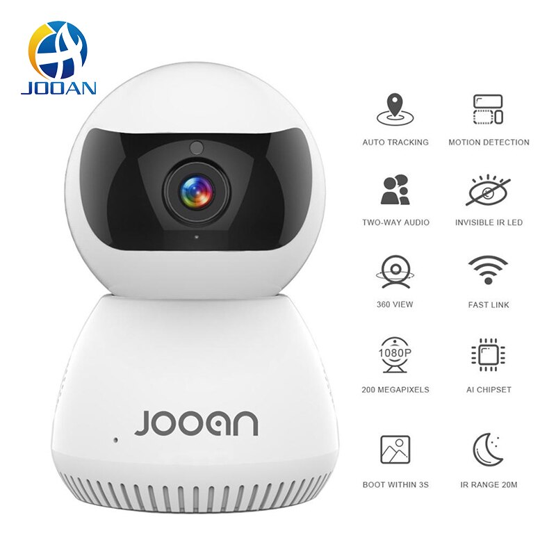 Jooan Ai Wifi Camera 1080P Thuis Wifi Ip Cam Nachtzicht Smart Camera Webcam Video Surveillance Smart Tracking Security camera