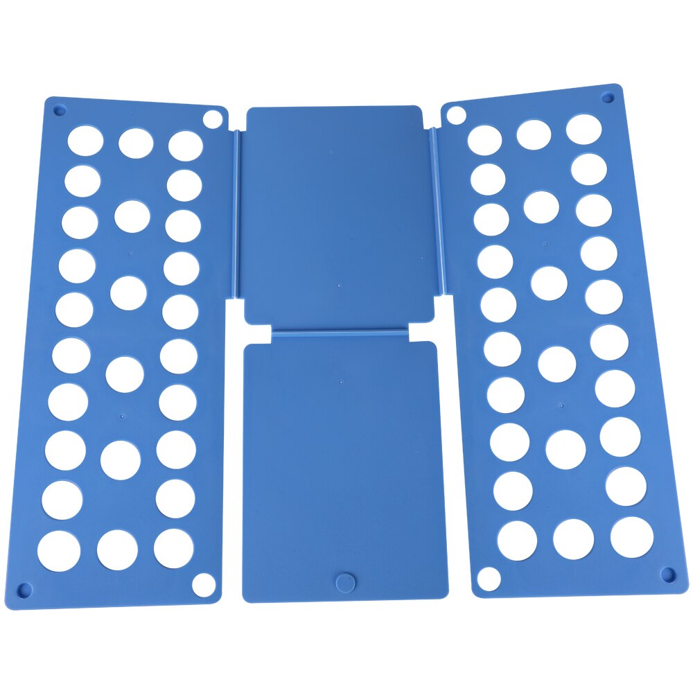 Fold Easy T Shirt Magic Lazy Clothes Folding Board Closet Organizer Adult Kids Tshirt Clothing Folder Organizer Laundry Storage: Blue