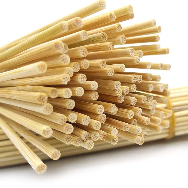 100 Stuks 30Cm Dikke Barbecue Teken Bamboe Houten Spiesjes Sticks Bbq Teken Grillen Barbecue Gereedschap Tuin Outdoor Gegrilde Teken