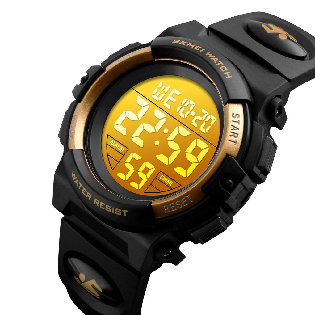 Skmei 1266 Kinderuhr Jungen und Mädchen Wecker Timing Digital 5Bar Wasserdicht Kinder LED-Uhren 1258 1689 1999