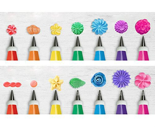 Cake Decorating 48 stks/set Goede rvs Icing Piping Nozzles Pastry Tips Set Cake Bakken Tools Accessoires WYQ