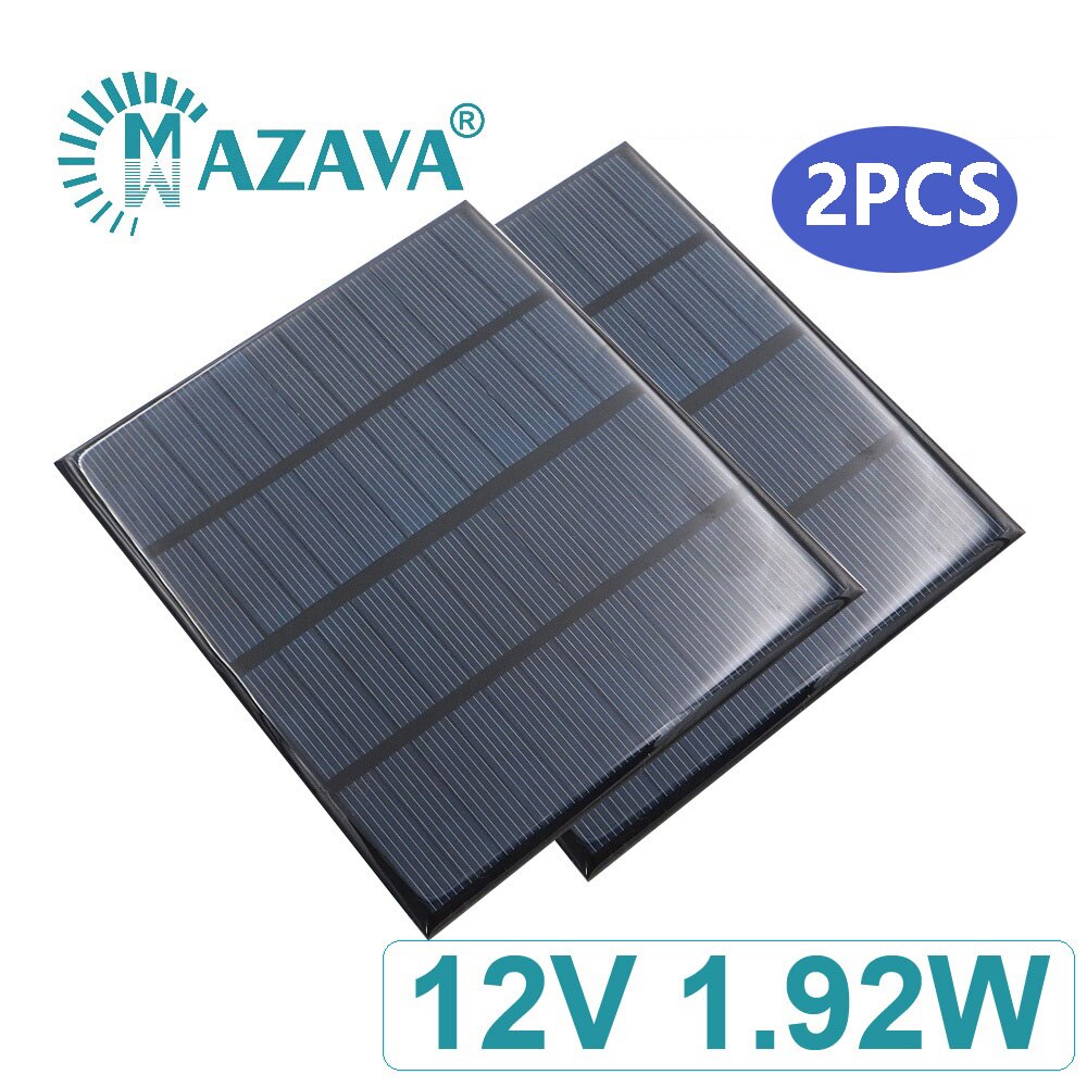 12 V 1.5 W Solar Cells 1.5 2 2.5 3 4.2 7 W Outdoor Charger 12V Battery Home Solar Panel Polycrystalline Silicon 11.1V: 1.92W