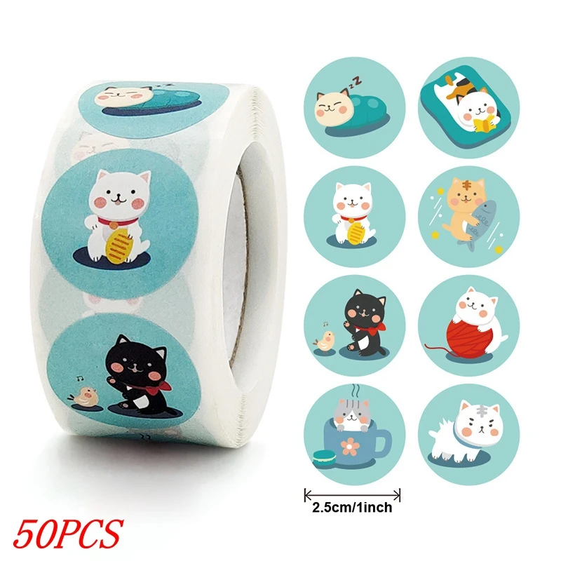 50-500 stks Kids Beloning sticker puppy hond Patroon aanmoediging stickers voor Leraren Leuke Dieren Stickers Briefpapier Stickers: Lavendel