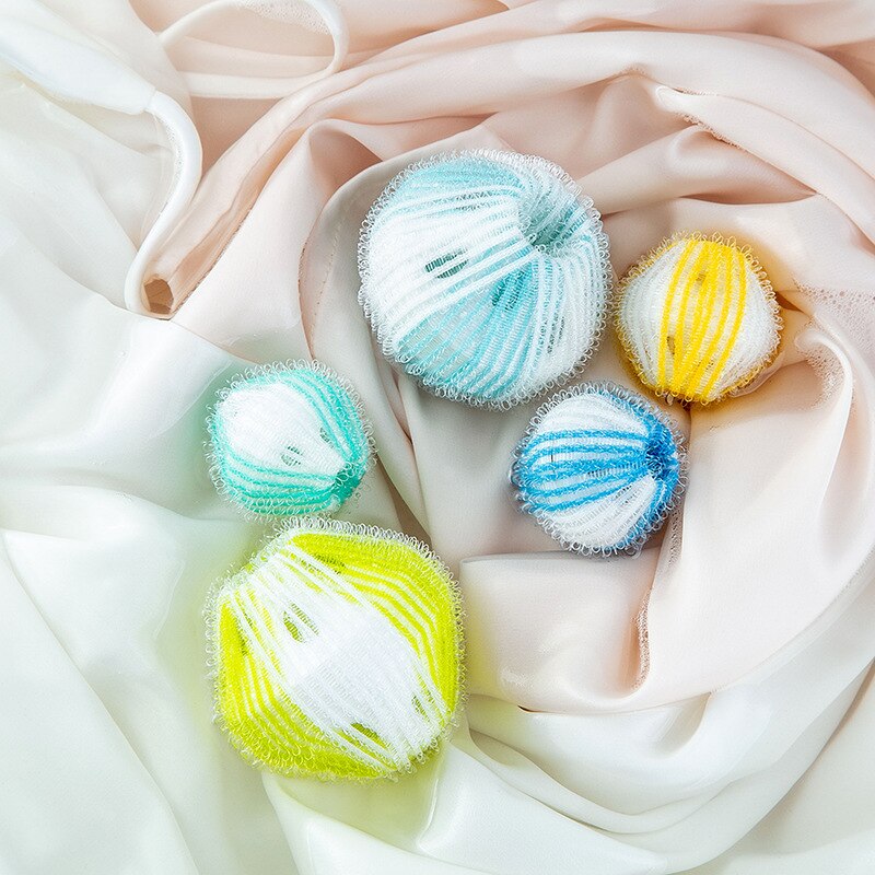 1 Pc Laundry Washing Machine Sticky Hair Anti-entanglement Cleaning Clothes Ball 4cm Mini Nylon Laundry Balls for Home Products