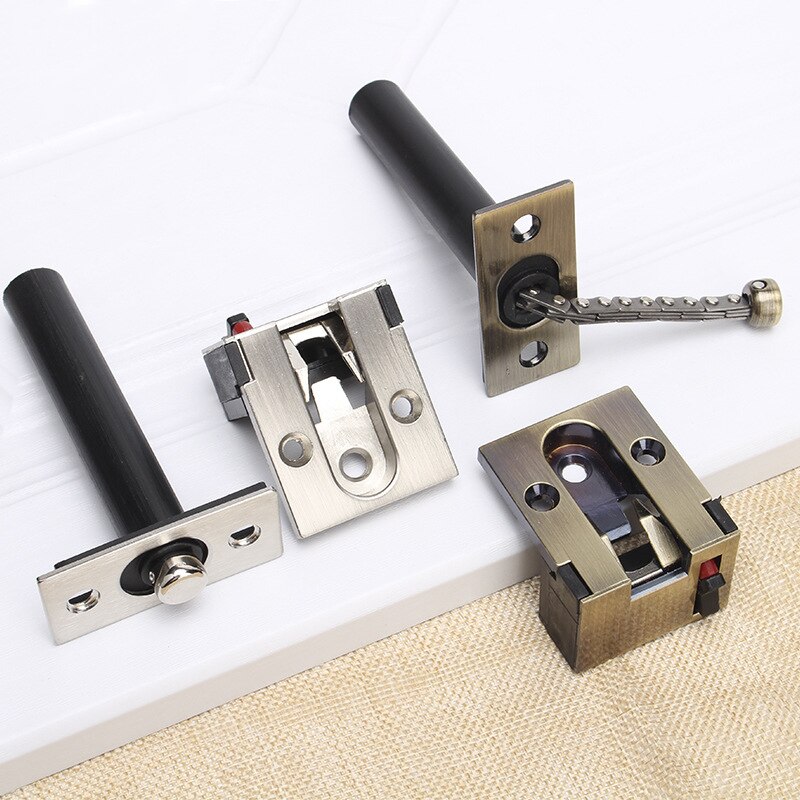 Porte d'hôtel, chaîne de sécurité cachée, bouton antivol Invisible, boulon de porte, fourrure