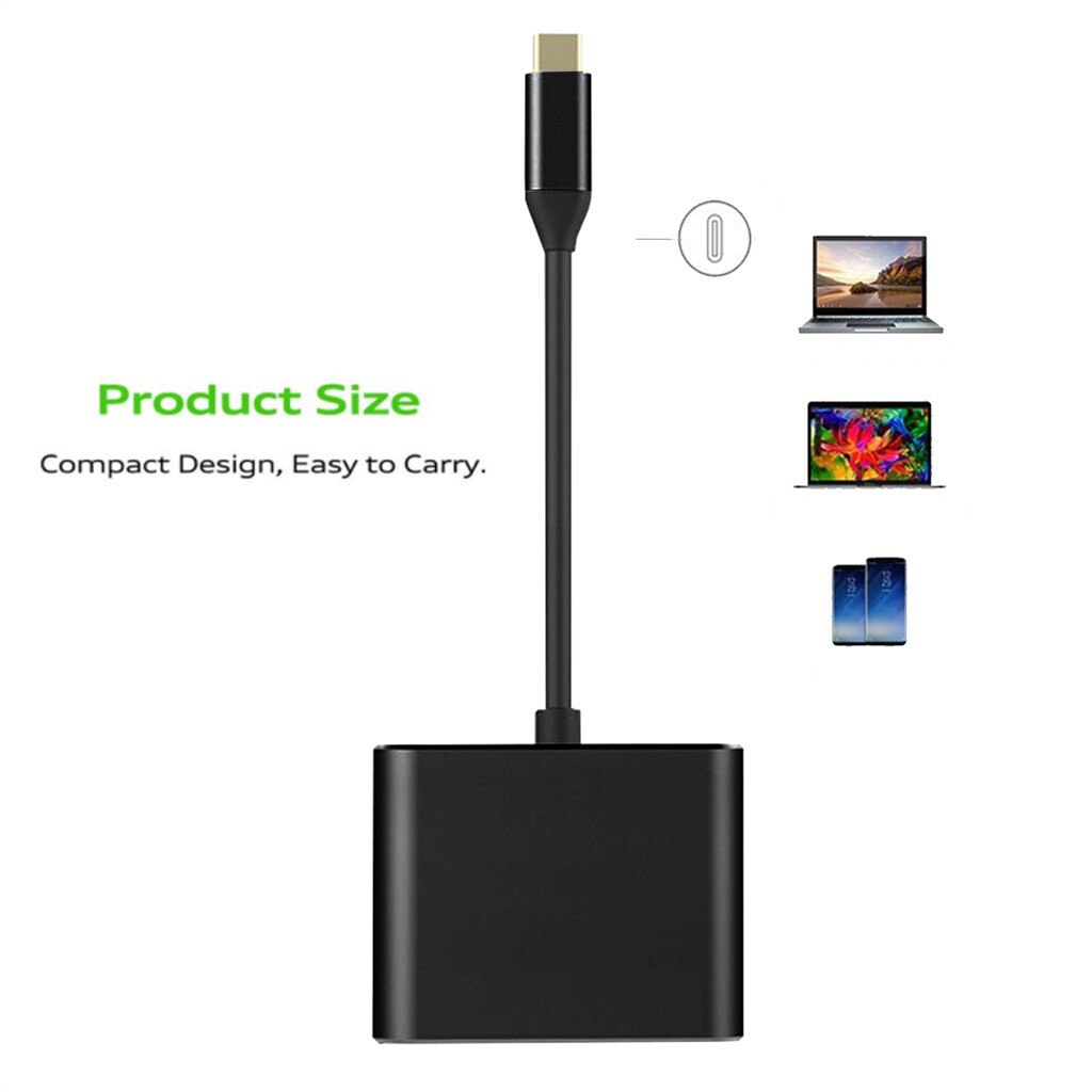 USB 3.1 di Tipo C A Grigio USB-C 4K HDMI USB 3.0 Hub Cavo Adattatore Per Apple Macbook Air Pro 2019 del Commercio All'ingrosso # G1