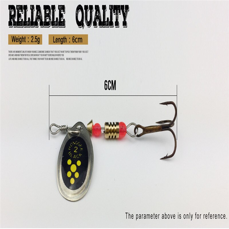 1/2 PCS Fishing Lures Trout Spoon Metal Spinners Baits With Plastic Fishing Tackle Box Hard Bait Spinner Bait Trout Pesca